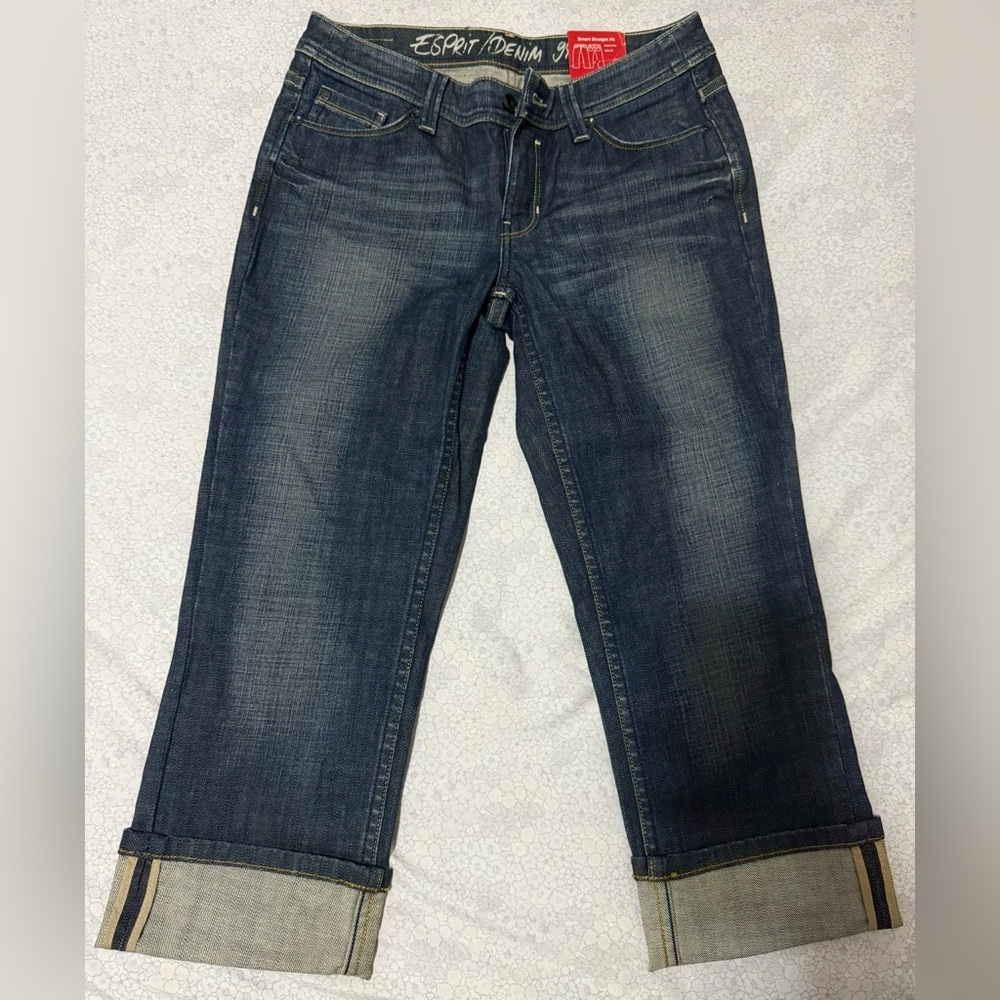 NWT Vintage Esprit Denim Cropped Jeans Size 6